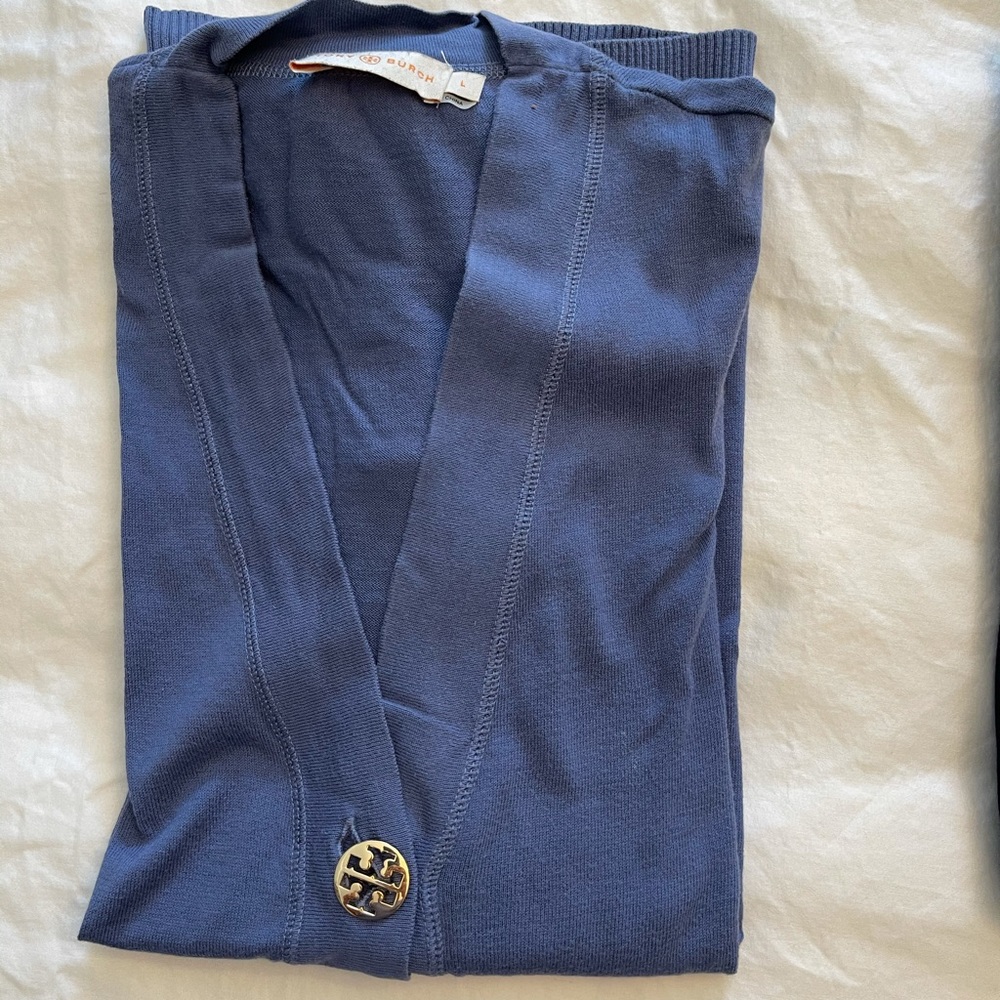 Blue Tory Burch Cardigan